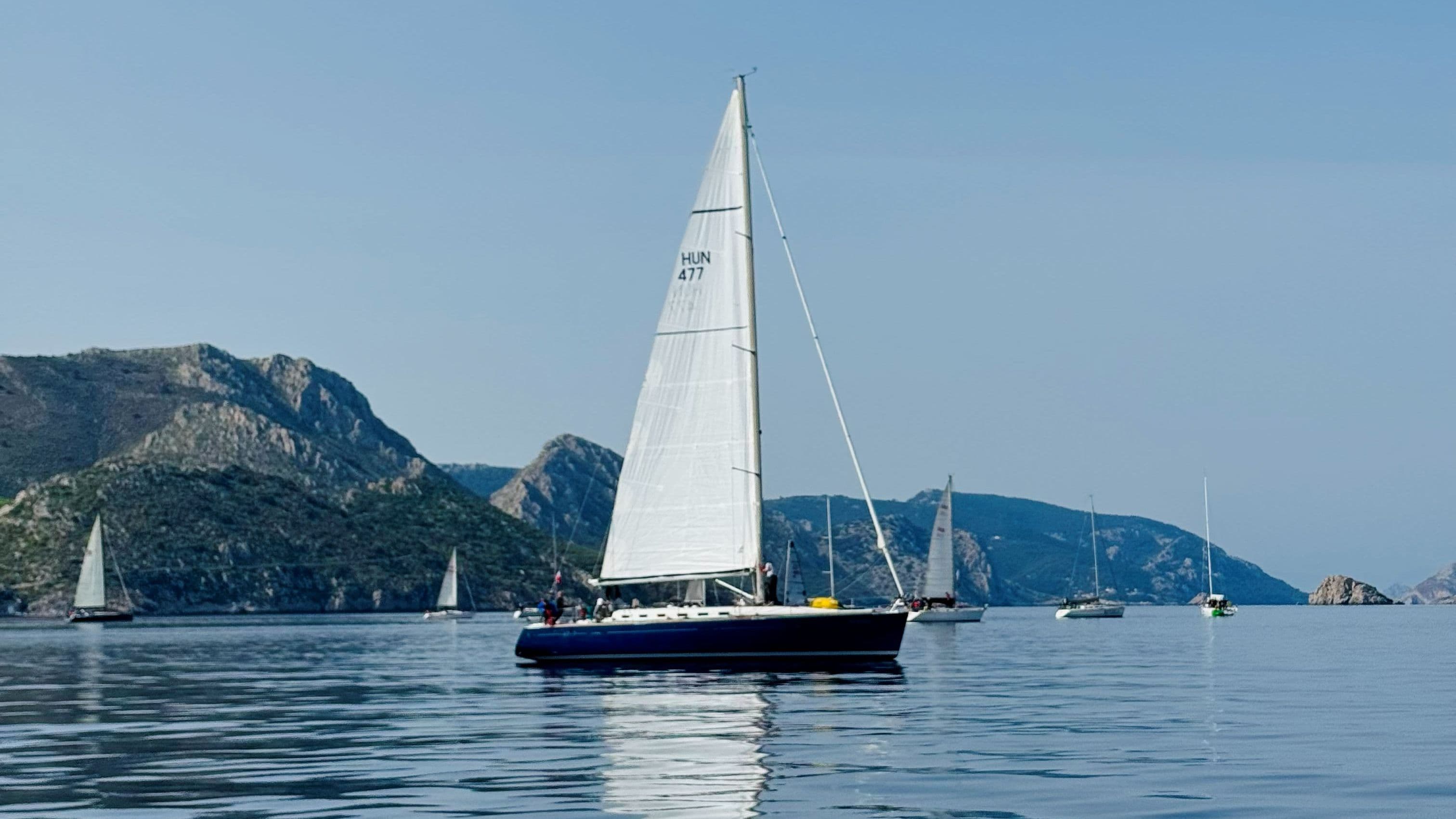 Glimpse over the Hydra Regatta 2025 fleet